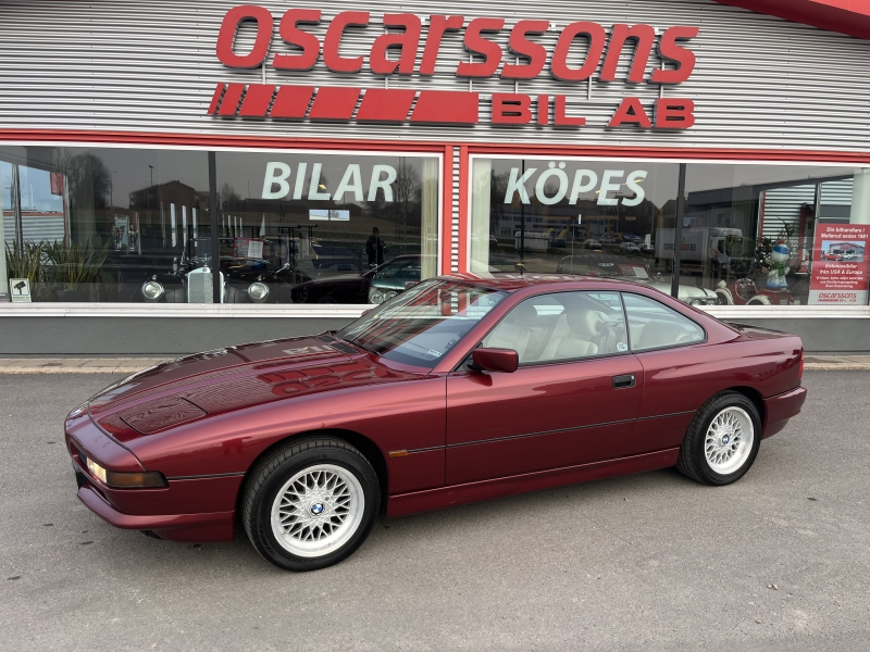 BMW 850i Coupe V12, 10.800 mil. 1 ägare. 1991 (Såld)