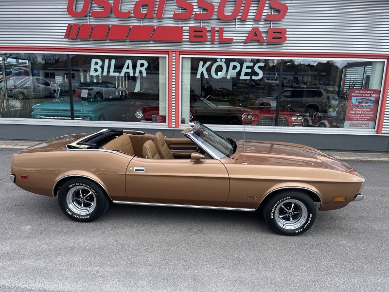 Ford Mustang Convertible M-kod. 1 av 176. Show car. 1971 (Såld)