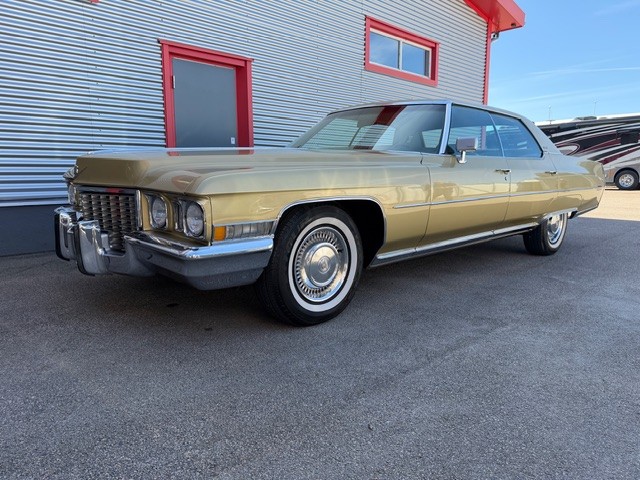 Cadillac Deville 4-türiges Hardtop 1972. Sehr schönes Originalfahrzeug.  (Reserviert)
