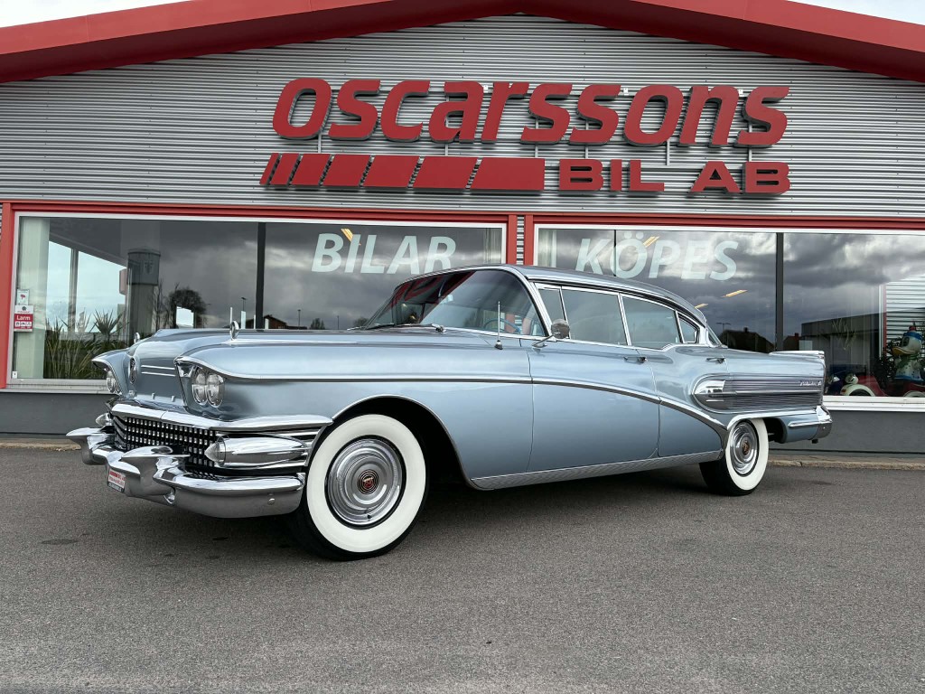 Buick Roadmaster 4d HT 1958 Lågmilad originalbil! (Såld)