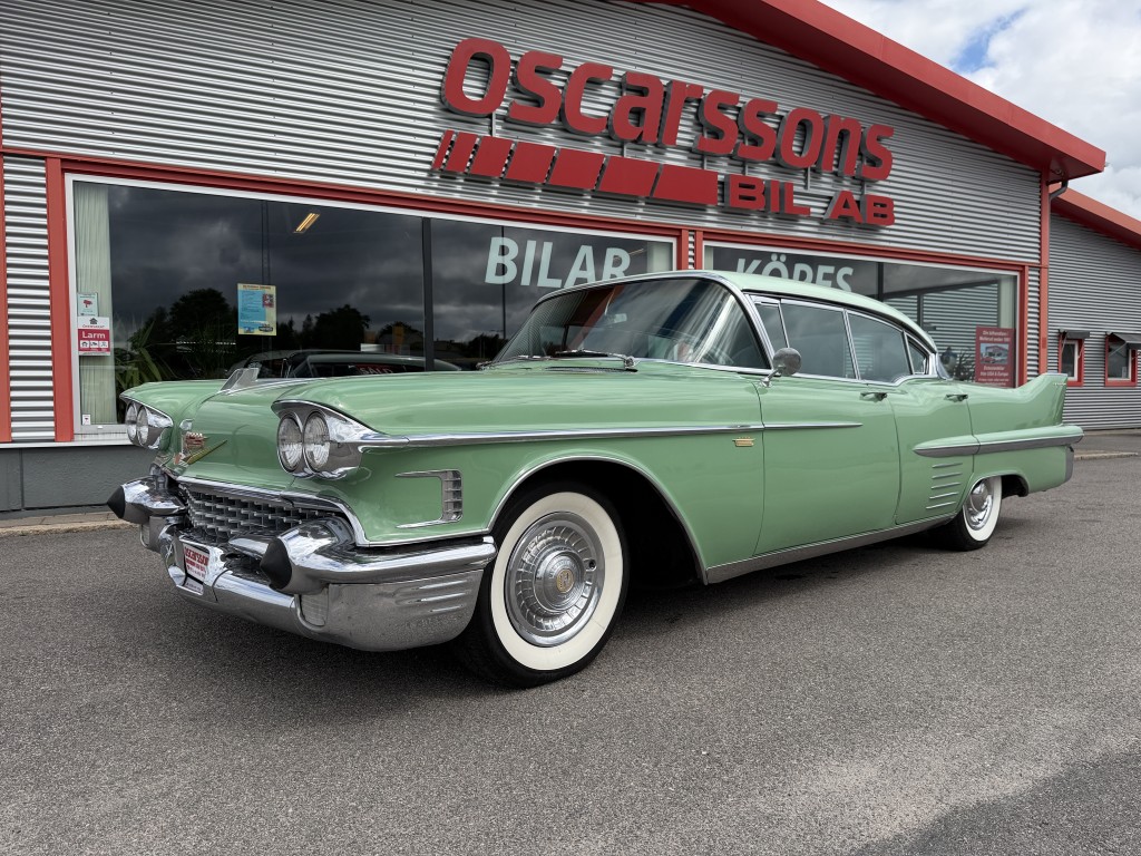 Cadillac De Ville 4-türiger Hardtop, Baujahr 1958 (Wunderschön in Dreifach-Grün!)